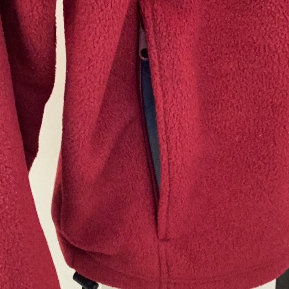 Columbia Red Fleece Jacket - Picture 4 of 10